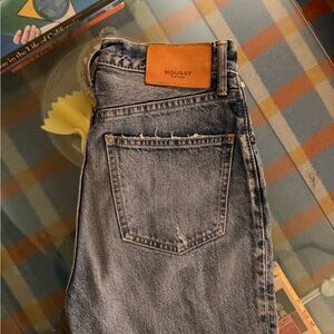 Moussy Blue Straight Leg Jeans